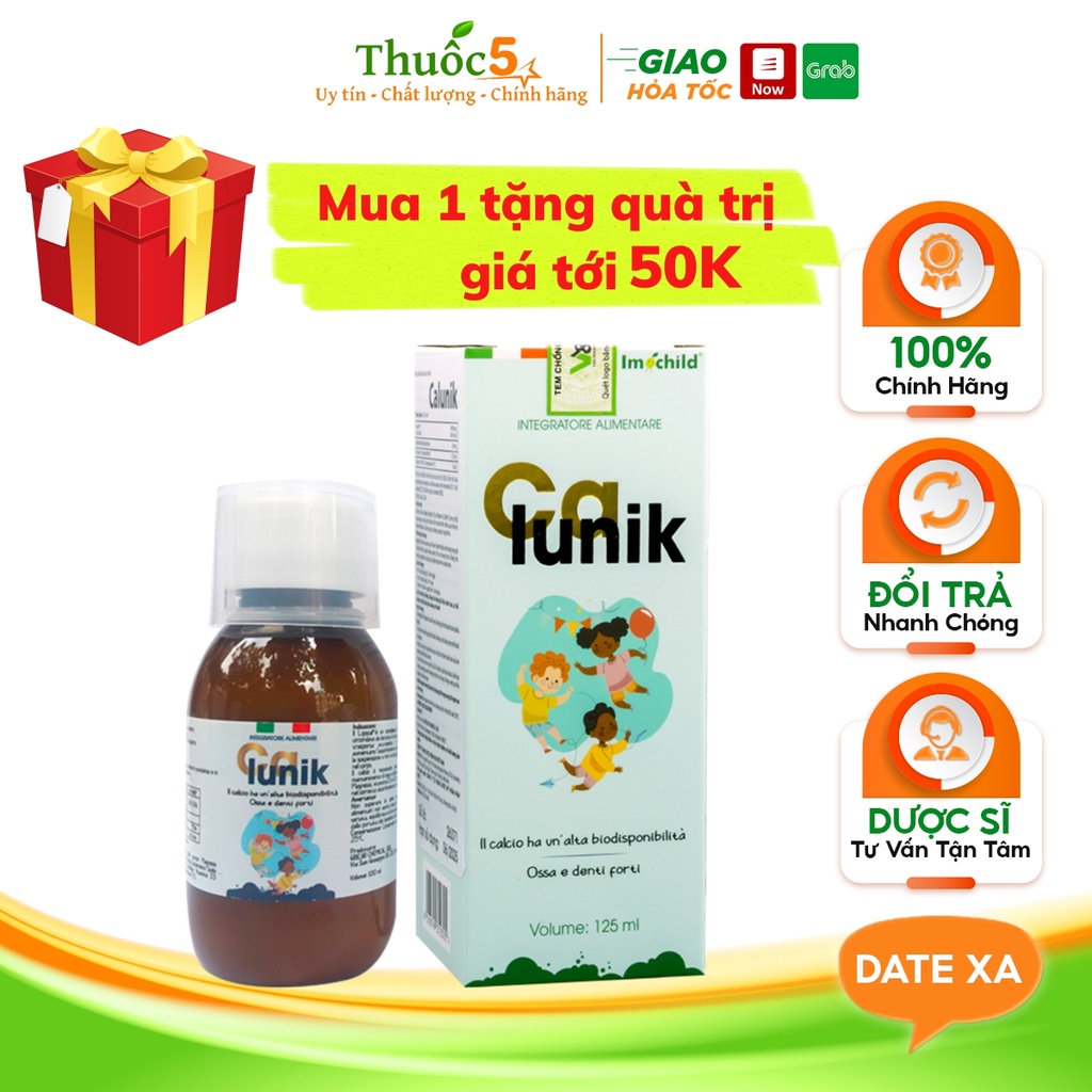 Calunik Imochild Bổ sung Canxi, Magie