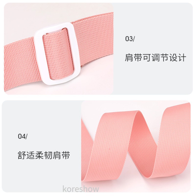 Túi Đeo Chéo Canvas Chống Thấm Nước Phong Cách Hàn Quốc Beg Tangan Wanita Murah Cantik Beg Silang Perempuan Beg Besar Cho Nữ