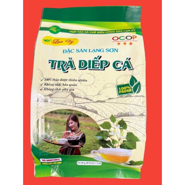TRÀ DIẾP CÁ LỤA VY 40 túi lọc