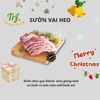 Sườn vai heo nhập khẩu Truefood 500g - thích hơp làm nhiều món hầm, xào, nấu canh,... [Chỉ ship hỏa tốc HN]
