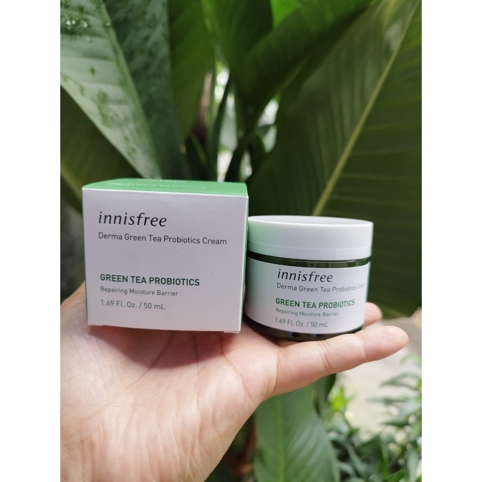 Kem dưỡng da innisfree Green Tea Probiotics - Hệ men vi sinh bảo vệ da xinh 50ml