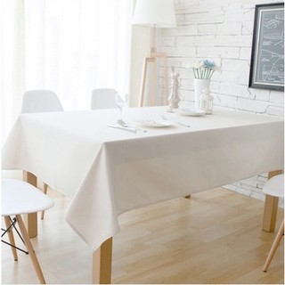 Landecor - Khăn trải bàn trắng trơn- TB489