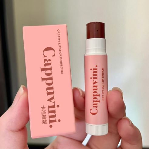 Son dưỡng có màu CAPPUVINI dưỡng ẩm mềm mịn Creamy Lipstick