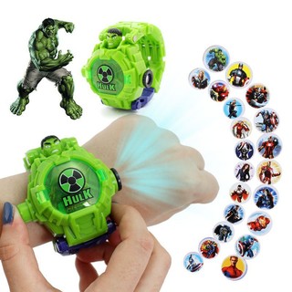 [có ĐÈN] Đồ chơi đồng hồ robot biến hình
