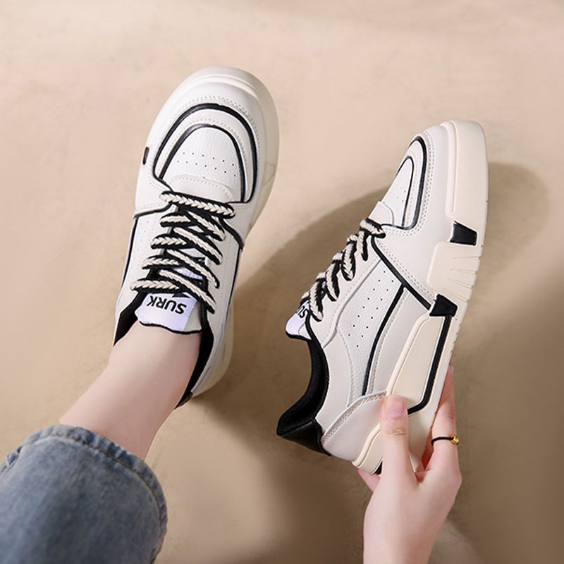 Giày Thể Thao Đế Dày Phong Cách Hàn Quốc Thời Trang Cho Nữ