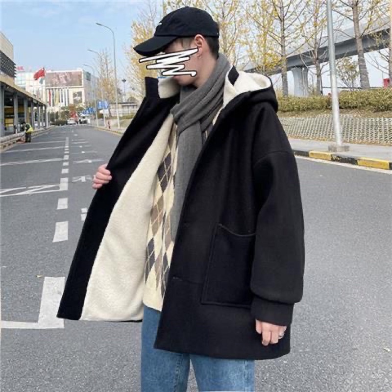 Áo khoác nam nữ dài mùa đông có lót bông