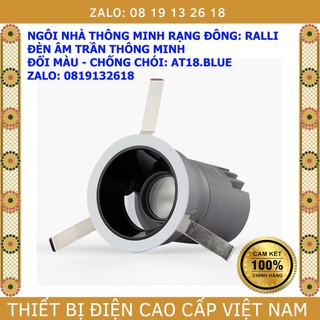  Đèn led âm trần Thông Minh ĐỔI MÀU CHỐNG CHÓI Rạng Đông RALLI, cổng kết nối BLE, mã AT18.BLE