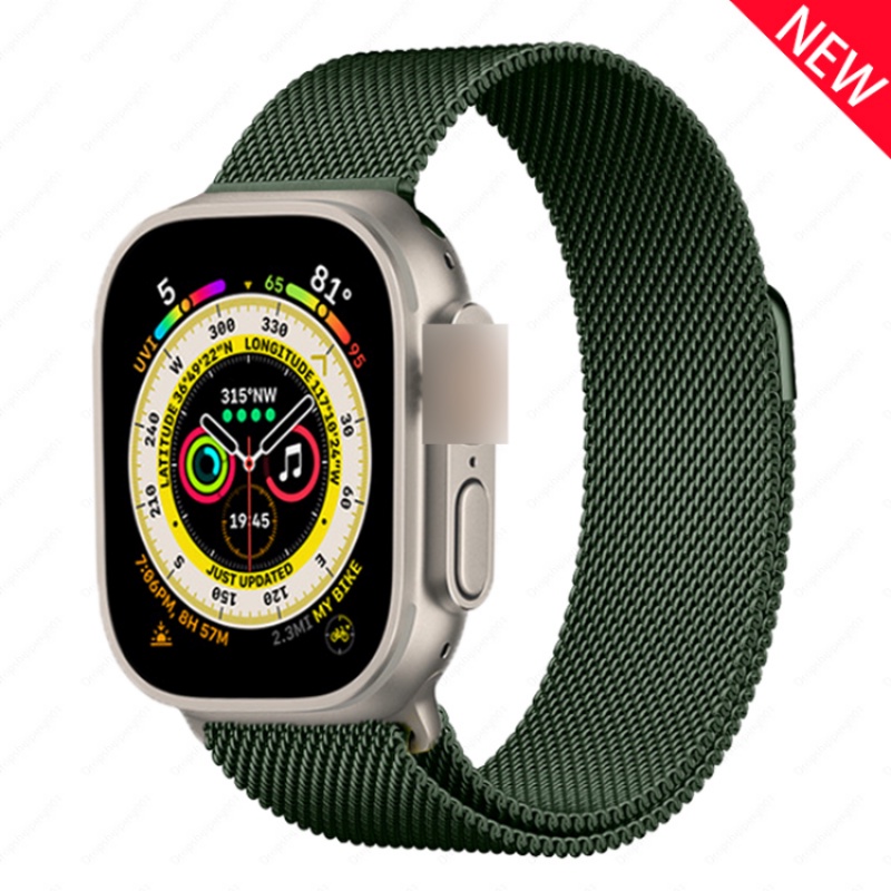 Dây Đeo Đồng Hồ Bằng Thép Không Gỉ 49mm 45mm 44mm 42mm 38mm 41mm 40mm Cho iwatch serie Ultra 8 7 6 SE 5 4 3 2 1