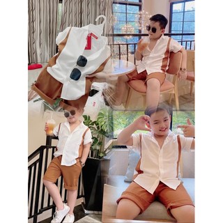 Sét hót sơ mi quần tây lưng thun