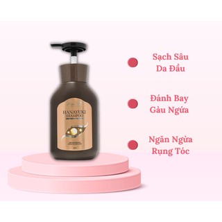 Dầu Gội Hanayuki Shampoo Ngăn Ngừa Rụng Tóc Kích Thích Mọc Tóc Hanayuki Chính Hãng 300G