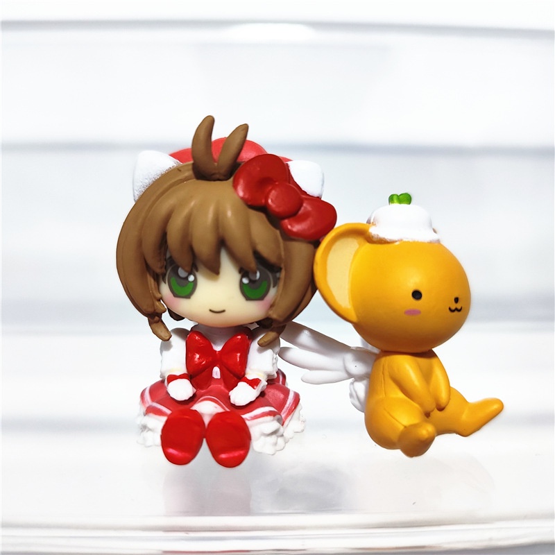 Mới Set 5 Mô Hình Nhân Vật Phim Hoạt Hình Thủ Lĩnh Thẻ Bài Sakura Và Sanrio