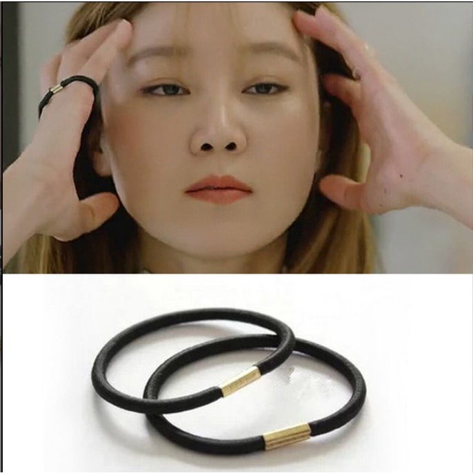 Chun buộc tóc trơn ( 1 set 2 cái )