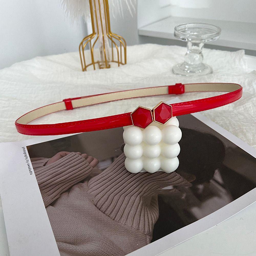 Thắt Lưng Khóa Kim Loại Phong Cách Hàn Quốc Cho Nữ|Dây Đeo Thắt Lưng Thời Trang Cá Tính