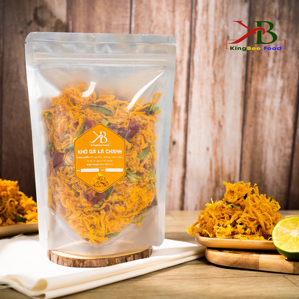 Khô Gà Lá Chanh 500g, 1kg Loại 1 - Chuẩn nhà làm