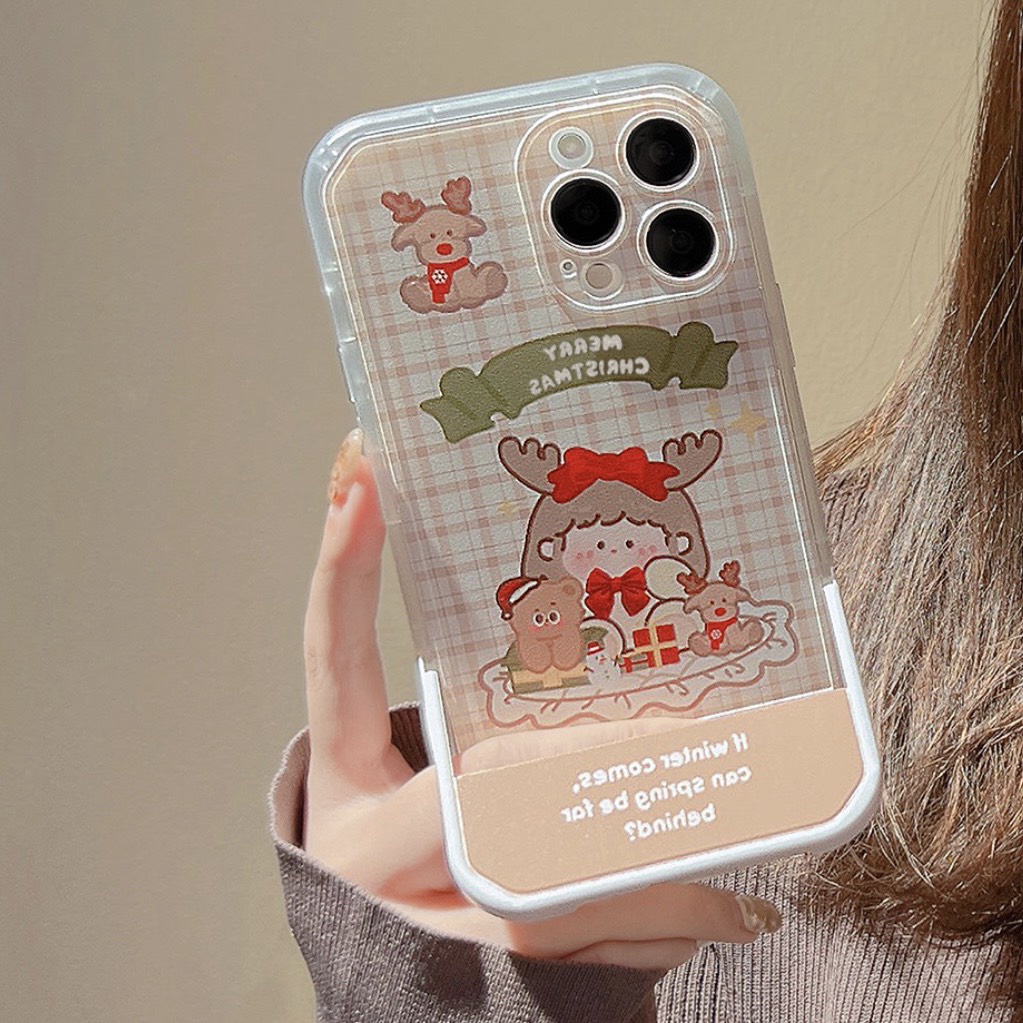 ỐP IPHONE FULL VIỀN TRONG NHÁM NOEL