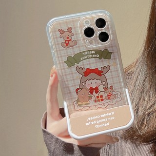 Ốp iphone full viền trong nhám noel