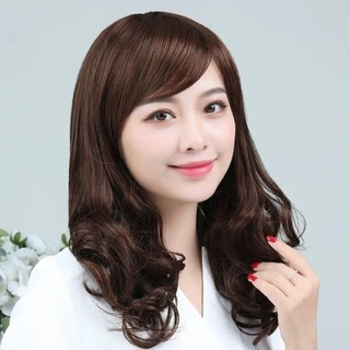 Bộ tóc giả dài trung bình xoăn gợn sóng tự nhiên thời trang cho nữ