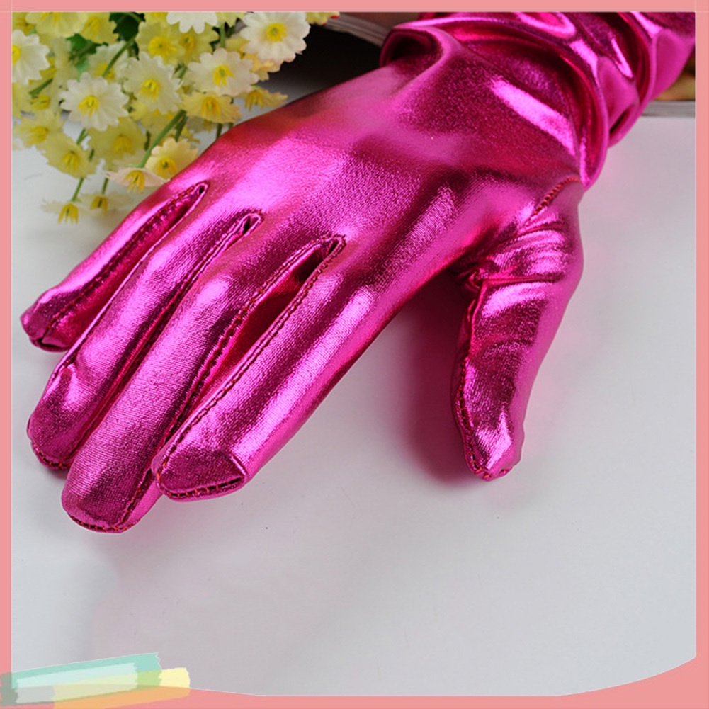 Đôi găng tay da giả dáng dài dùng hóa trang trong các bữa tiệc