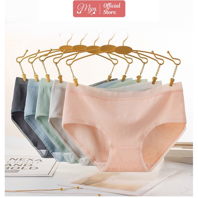 QUẦN LÓT COTTON XỊN ĐẸP CẠP LƯỚI HOT HIT Q 111 MYN_UNDERWEAR