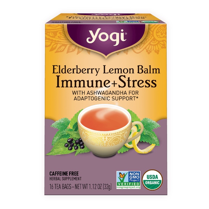 TRÀ HỮU CƠ YOGI HỖ TRỢ MIỄN DỊCH VÀ GIẢM CĂNG THẲNG IMMUNE + STRESS