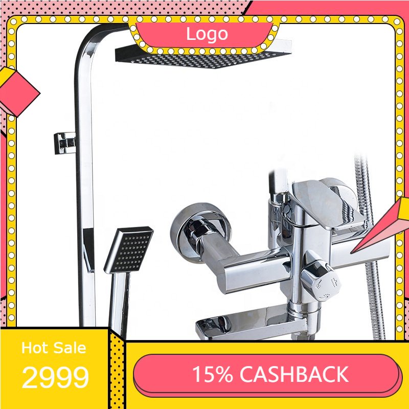 Sen Tắm, Sen Cây Đứng Nóng Lạnh 2054 Cao Cấp Đồng Mạ Crom