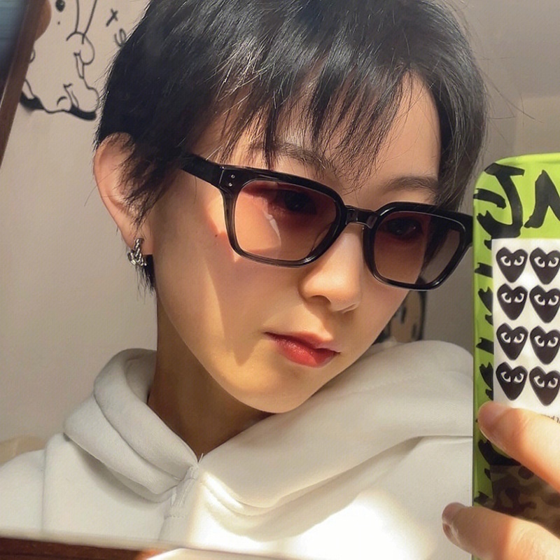 Kính Mát Gọng Vuông Chống Ánh Sáng Xanh Thời Trang Cổ Điển Cho Nam Và Nữ