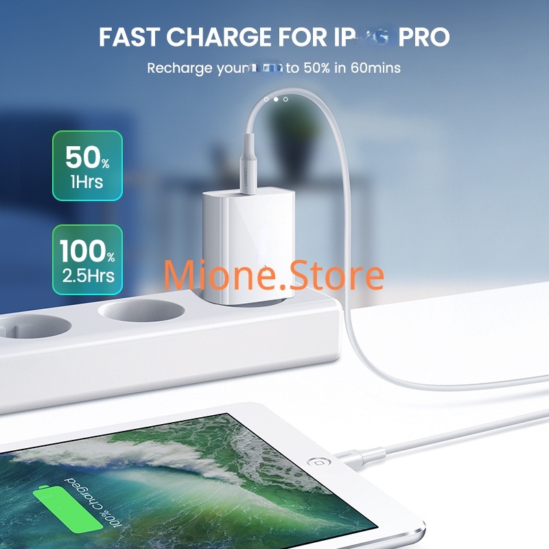 Củ sạc nhanh USB C MIONE 25W 2 cổng USB Type C PD QC 3.0 4.0 20W thích hợp cho máy tính bảng điện thoại Android