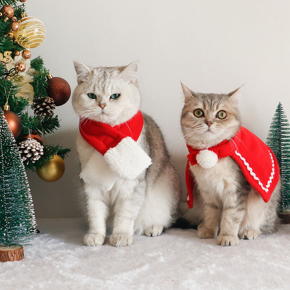 Hipidog Áo choàng kèm nón phong cách Giáng sinh cho thú cưng