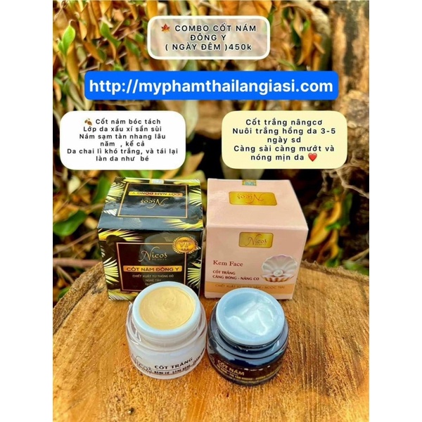 COMBO CỐT NÁM ĐÔNG Y NICOS