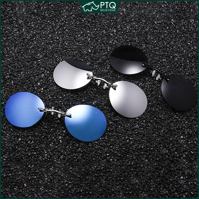 Kính Mát Gọng Tròn Siêu Nhẹ Phong Cách Retro Cho Nam