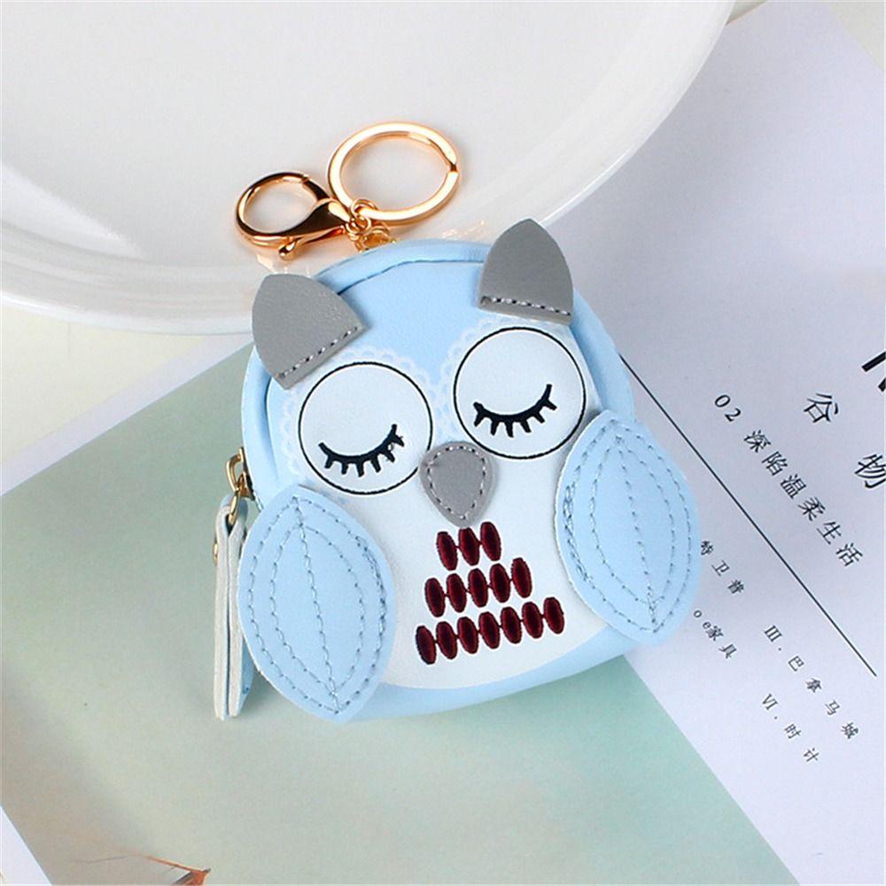 UUMIR Móc Khóa Da PU Hình Cú Mèo Xinh Xắn