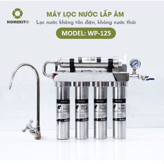 Máy lọc nước UF 5 lõi không vỏ lắp âm HOMEKIT WP-125 nhỏ gọn không dùng điện - lắp đặt tận nhà, bảo hành 12 tháng