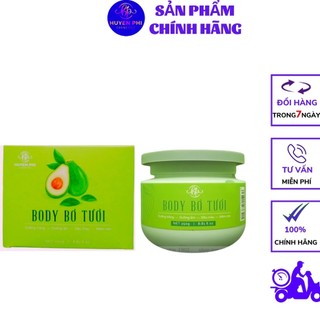 KEM BODY BƠ TƯƠI HUYỀN PHI Dưỡng trắng mịn da da từ sâu bên trong An Toàn tuyệt đối