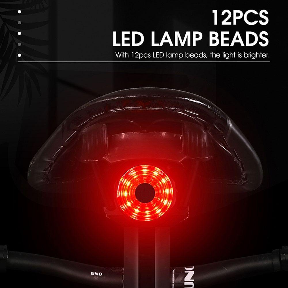 Đèn LED Đuôi Xe Đạp VANES1 Thiết Kế Nhỏ Gọn