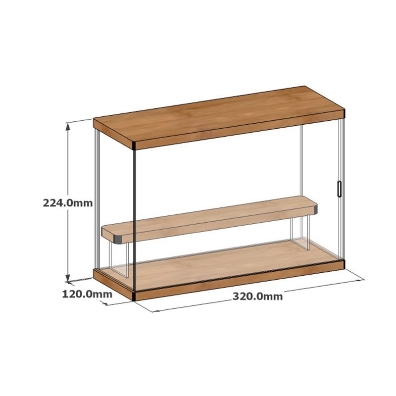 Hộp Đựng Nước Hoa / Búp Bê Trưng Bày Bằng Acrylic Chống Bụi Dùng Trang Trí