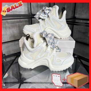 ⚡️full box⚡️giày sneaker lv archlight trắng nơ cao cấp
