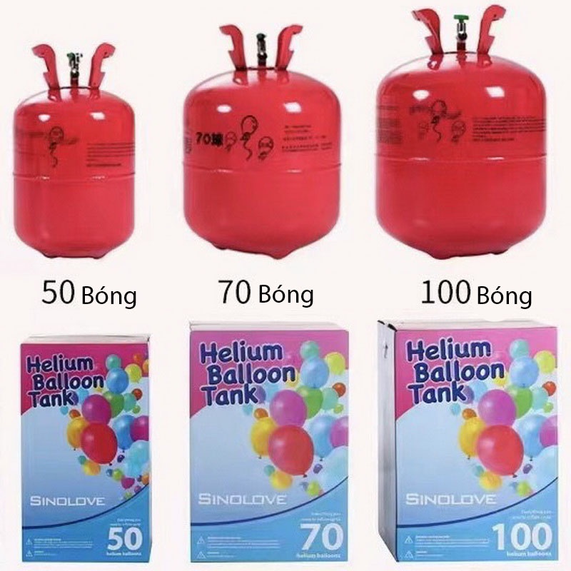 Bình bơm bóng bay khí Heli