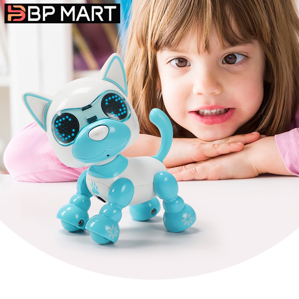 BPMART Robot Đồ Chơi Thông Minh Có Đèn LED Và Âm Thanh Cho Thú Cưng