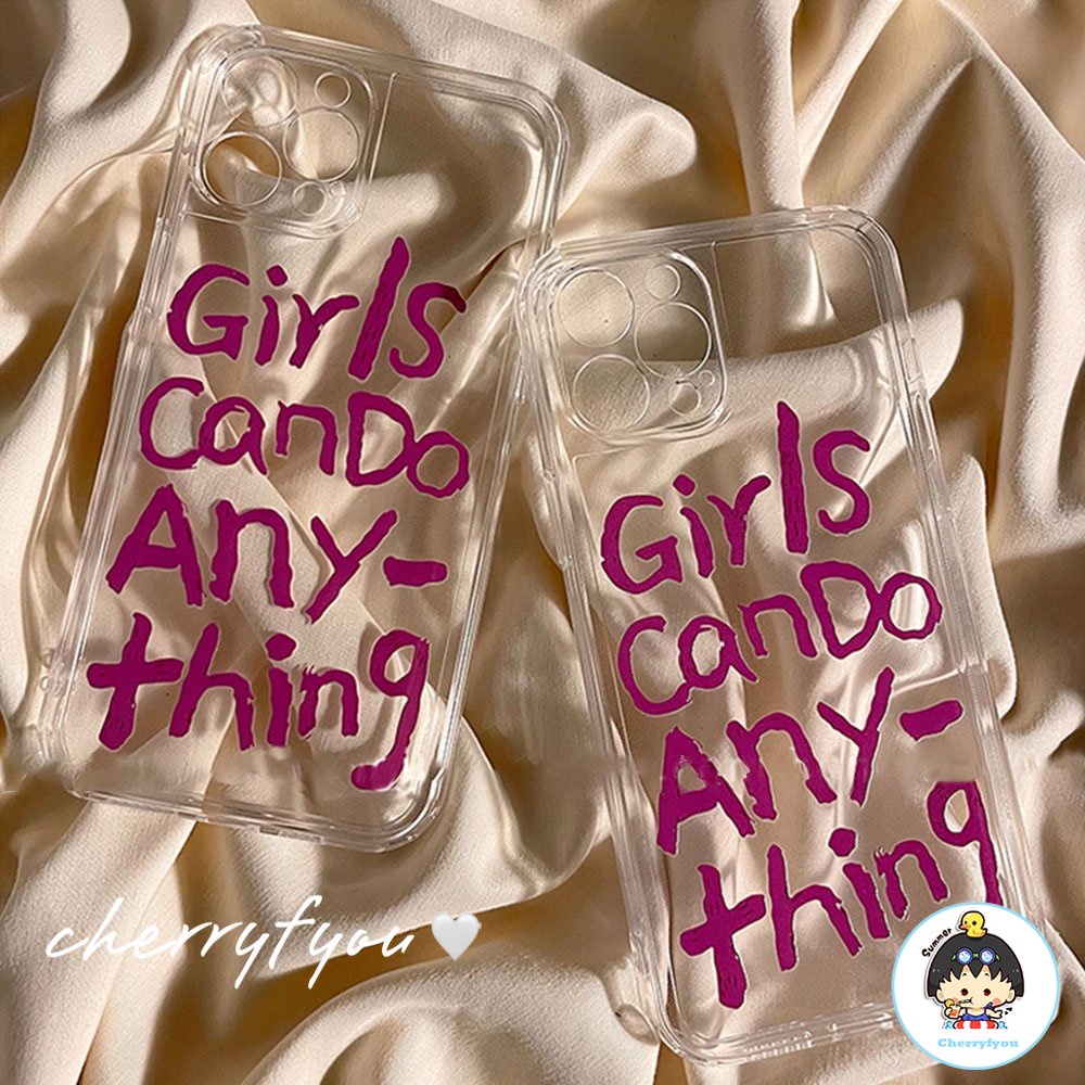 Ốp Điện Thoại TPU Mềm Chống Sốc Họa Tiết Graffiti Màu Hồng Bảo Vệ Toàn Diện Cho IPhone 14 11 12 13 Pro Max