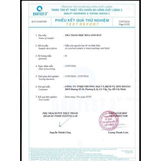 Trà Giảm Cân Hoa Sâm Đất Zn (Chính hãng - Date Mới)