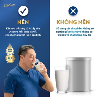 Thùng (8 LON 850G) Thực Phẩm Chuyên Biệt DiaSure (Nano Canxi, Omega369, Protein HMB,..)