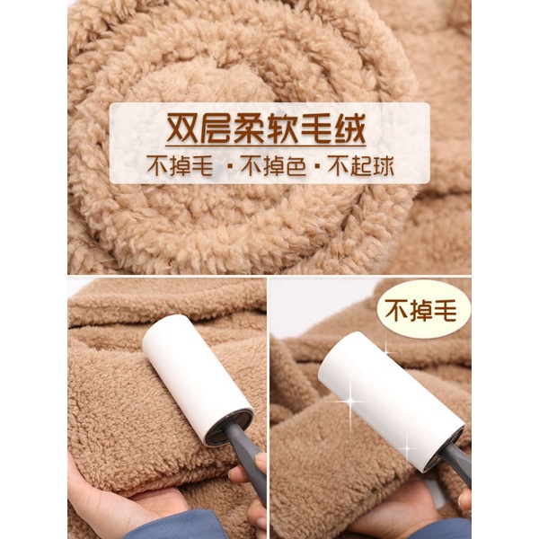 Mũ lông tai gấu kèm khăn quàng cổ 3 trong 1 ấm áp