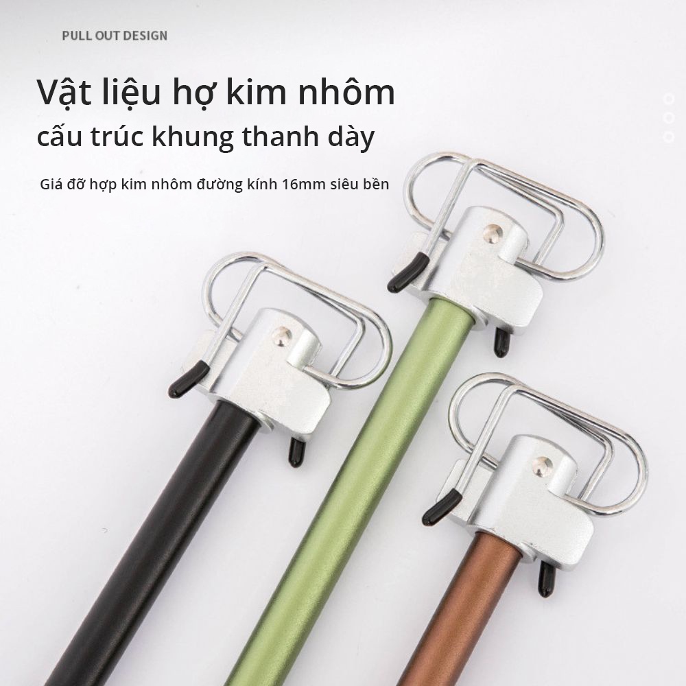 Giá Treo Đèn, Gậy Treo Đèn, Cột Treo Đèn Có Móc Ttreo Đôi Dã Ngoại Ngoài Trời Gấp Gọn Hợp Kim Nhôm Thiết Kế Tiện Lợi