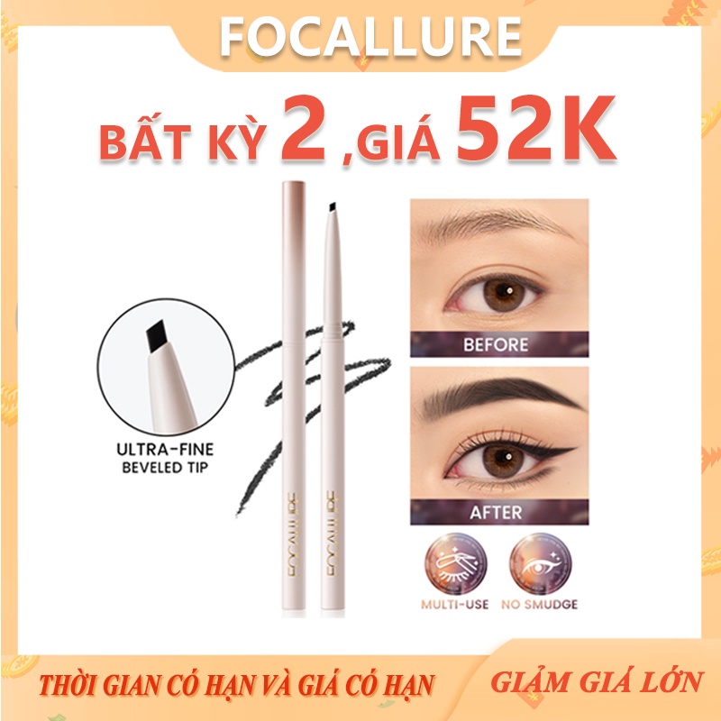 Bút Kẻ Mắt Focallure Chống Thấm Nước Không Nhòe Siêu Mịn Đa Dụng