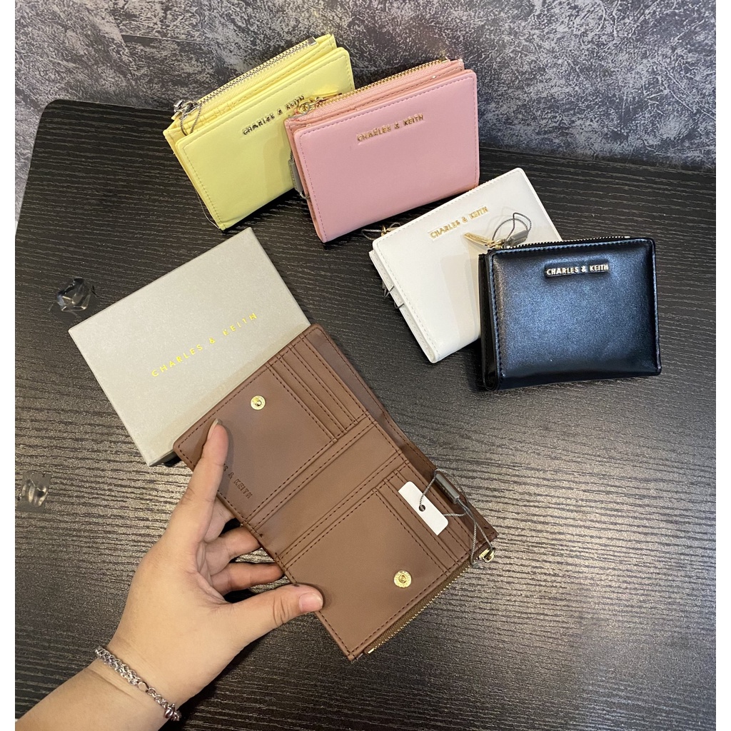 VÍ NỮ CNK MINI CÓ KHÓA KÉO BÊN HÔNG BÓP NGẮN CNK HOT TREND 10 CM FULLBOX SMANO BAGS HỎA TỐC