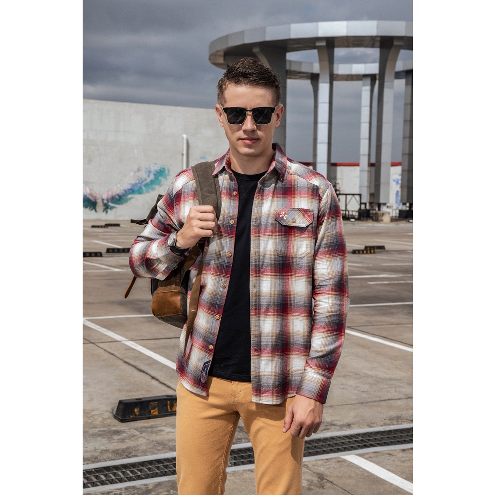 Áo Sơ Mi Flannel Caro Just Men 220144