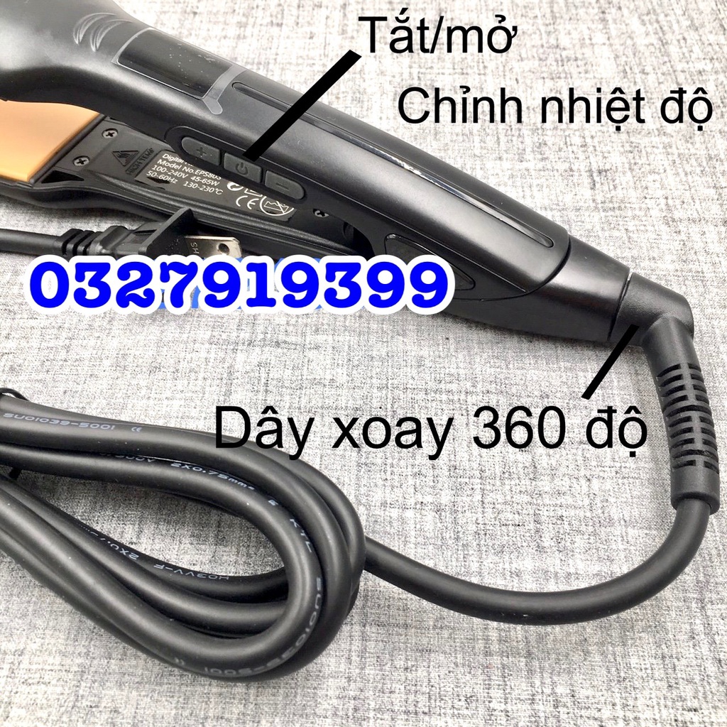 ✅freeship✅ Máy duỗi tóc cao cấp có màn hình EPS 802