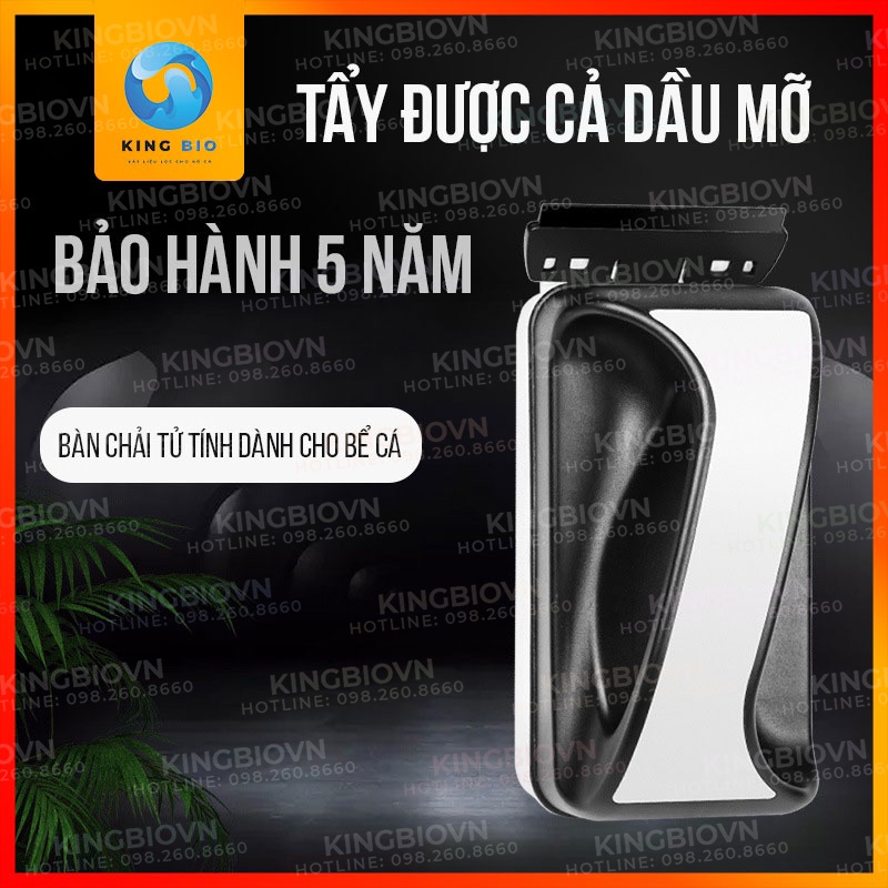 Lau kính bể cá nam châm Yee có lưỡi cạo rêu chuyên dụng