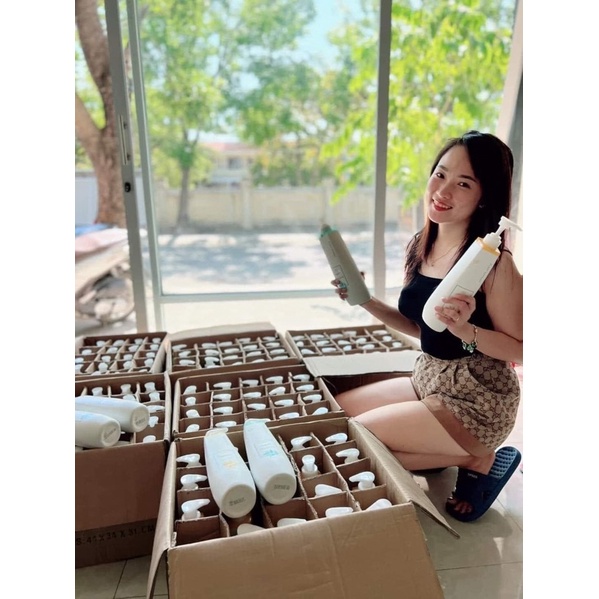 Cặp dầu gội xả LeoProsee 800ml chính hãng.