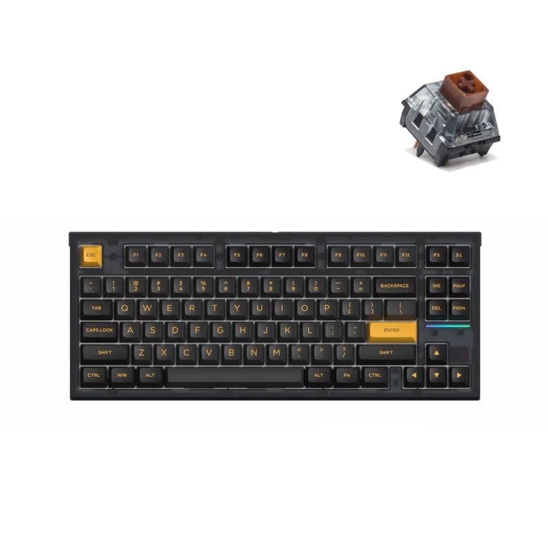 Bàn Phím Cơ Không Dây - FL-Esport FL750 SAM Polar Night - Wireless 2.4Ghz - Gasket Mount - LED RGB- Hotswap